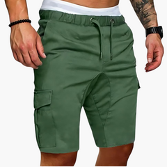 Cargoshorts mit Taschen für Herren - Freizeit Sommerstyle in Grün