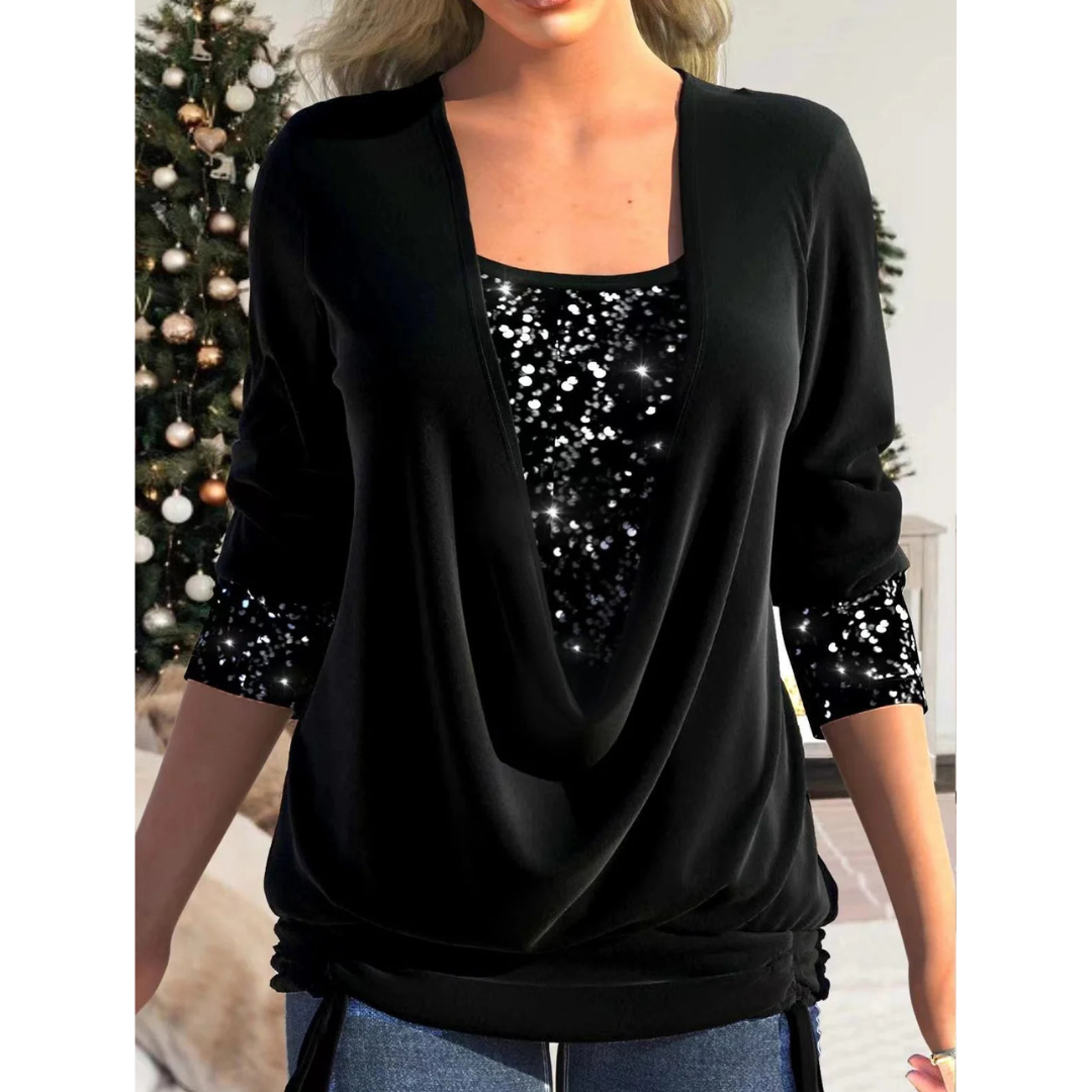 Marlee - Elegantes Pailletten-Oberteil für Damen