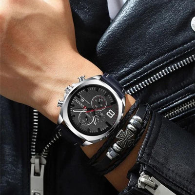Wasserdichte Militär-Chronographen-Sportuhr