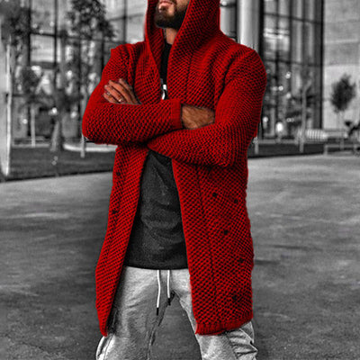 Strickjacke mit Kapuze für Männer