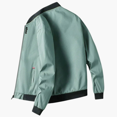 Herrenjacke mit Rippkragen und Taillentaschen