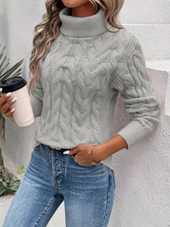 Vicky™ | Knit Sweater in Grau