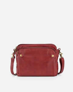 Kim | Hochwertige Ledertasche in Rot