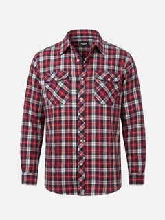 Julian | Herren Flanell Karo Hemd in Rosa