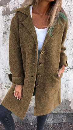 ADELHEID™ | LANGER CARDIGAN in Braun