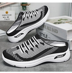 Quenby - Slip-On-Sneaker aus Strick, komfortable Passform in Schwarz