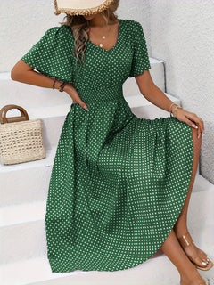 Alvina®️ | Sommerkleid für Frauen in Grün