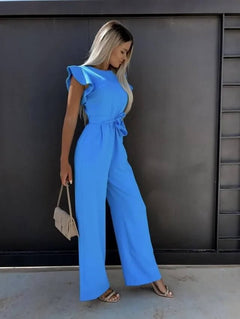 Florenza - Sommerchic Jumpsuit in Blau