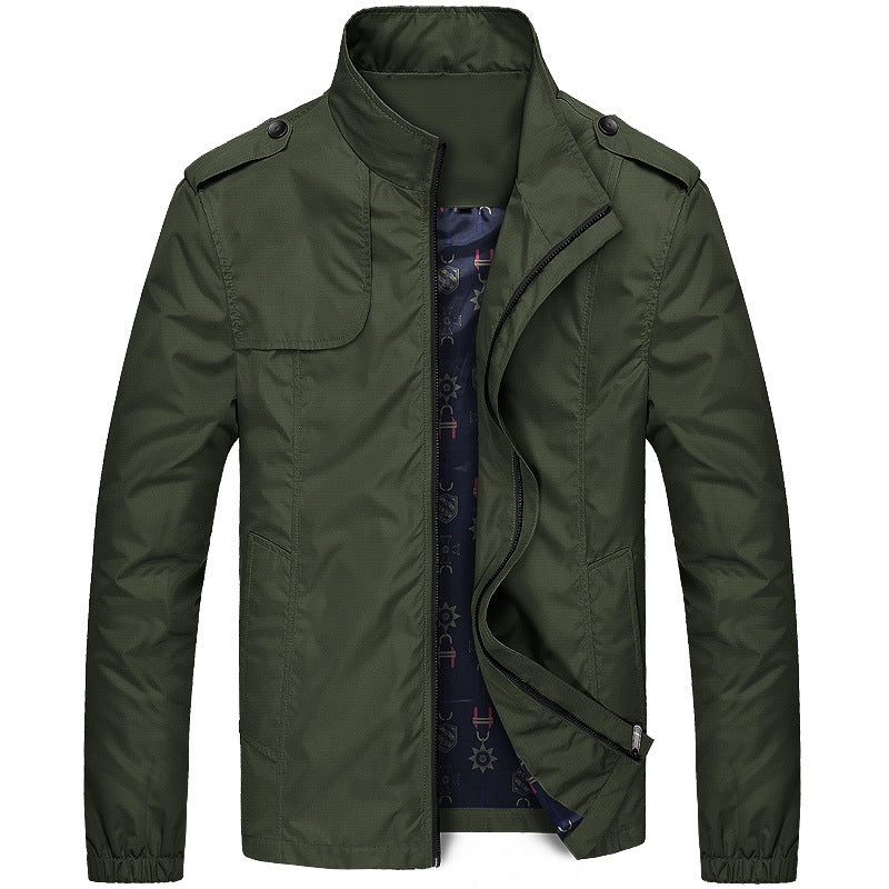 Jacke mit Hohem Kragen für Männer
