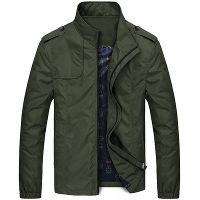 Jacke mit Hohem Kragen für Männer