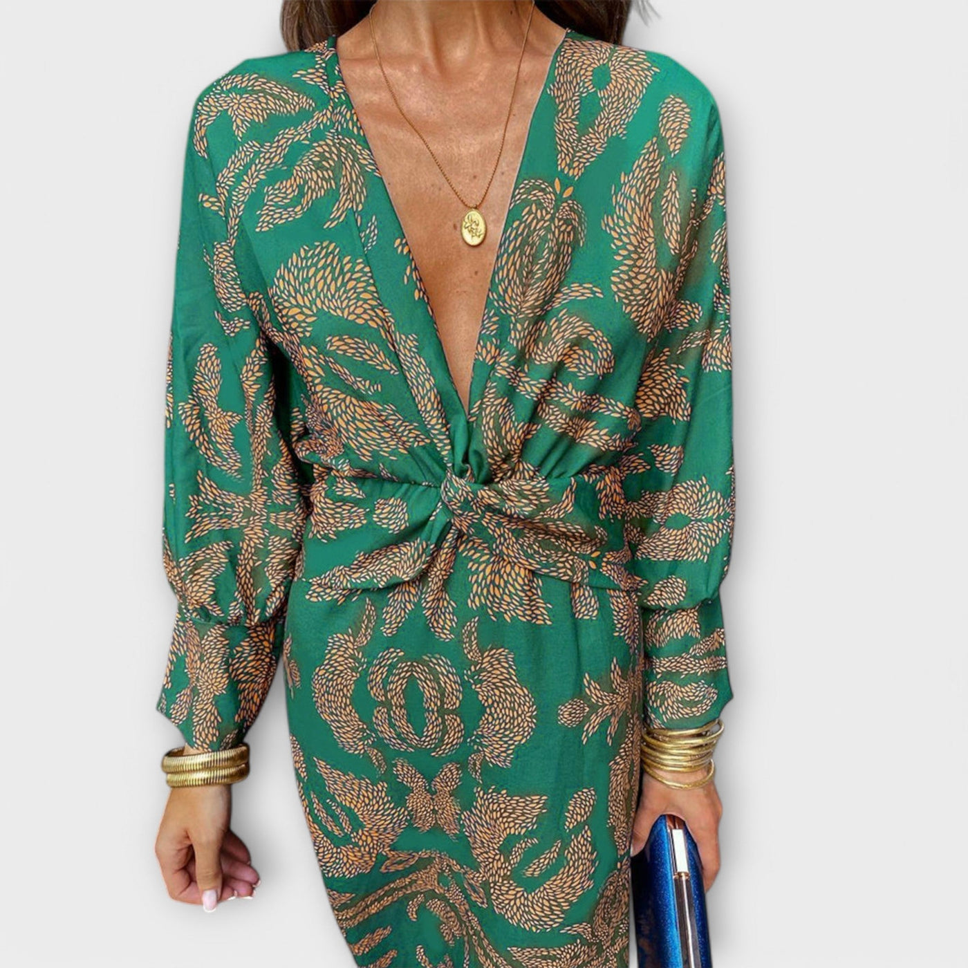 Oriana - Stilvolles Langarmkleid