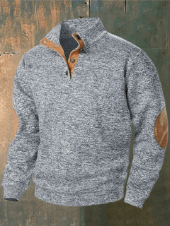 SASCHA - ROLLKRAGENPULLOVER in Hellgrau