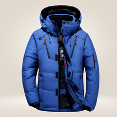 Wind- und Wetterfeste Daunenjacke - Oliver in Blau