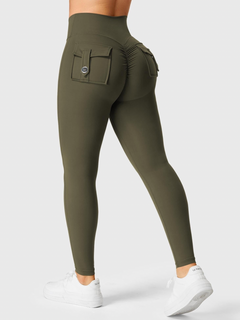 Zerovix | Atmungsaktive Leggings für Damen Sommer Fit in Dunkelgrün