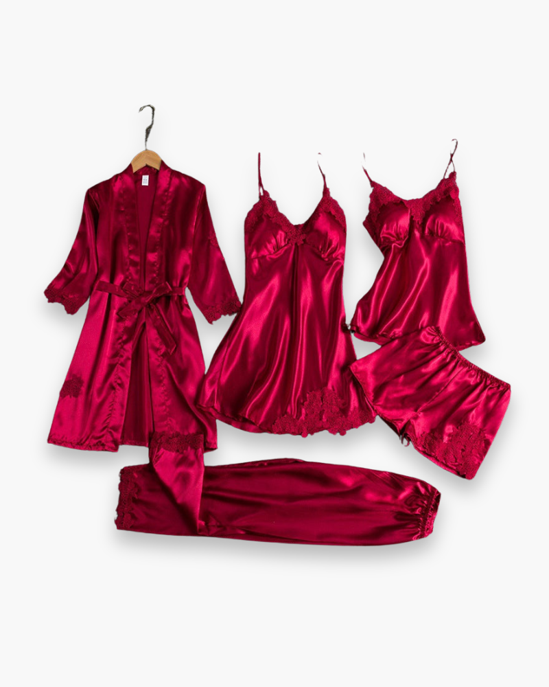 Damen Stilvolles Schlafanzug-Set | Komfortabel Pyjama