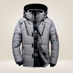 Wind- und Wetterfeste Daunenjacke - Oliver in Grau