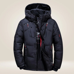 Wind- und Wetterfeste Daunenjacke - Oliver in Schwarz