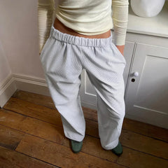 Antoinette - Loungehose - Entspannte Lockere Passform in Blau