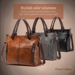 Elegante und zeitlose Schultertasche | Mayas zeitlose Eleganz in Schwarz