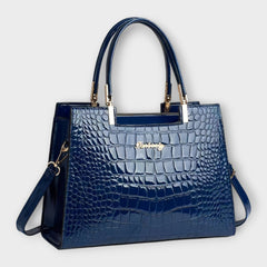 Sophia | Schultergurt Geräumig Handtasche in Blau