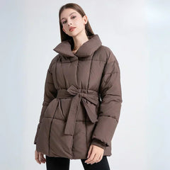 JAMY™ | Winterjacke in Braun