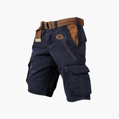 Cargo Shorts für Herren – Bequem & Stylisch mit Gürtel in Marineblau