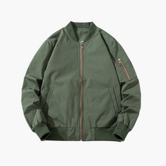 Timo | Premium Bomberjacke für Herren in Armeegrün