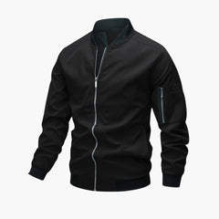 Dennis | Bomberjacke für Herren in Schwarz