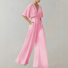 Yoko - Eleganter und trendiger Jumpsuit in Rosa