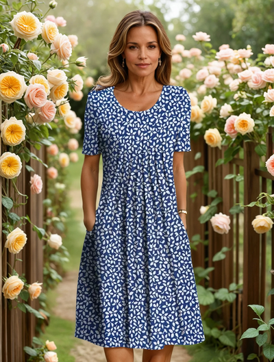 MARGA | ELEGANTES KLEID MIT BAUCHABDECKUNG