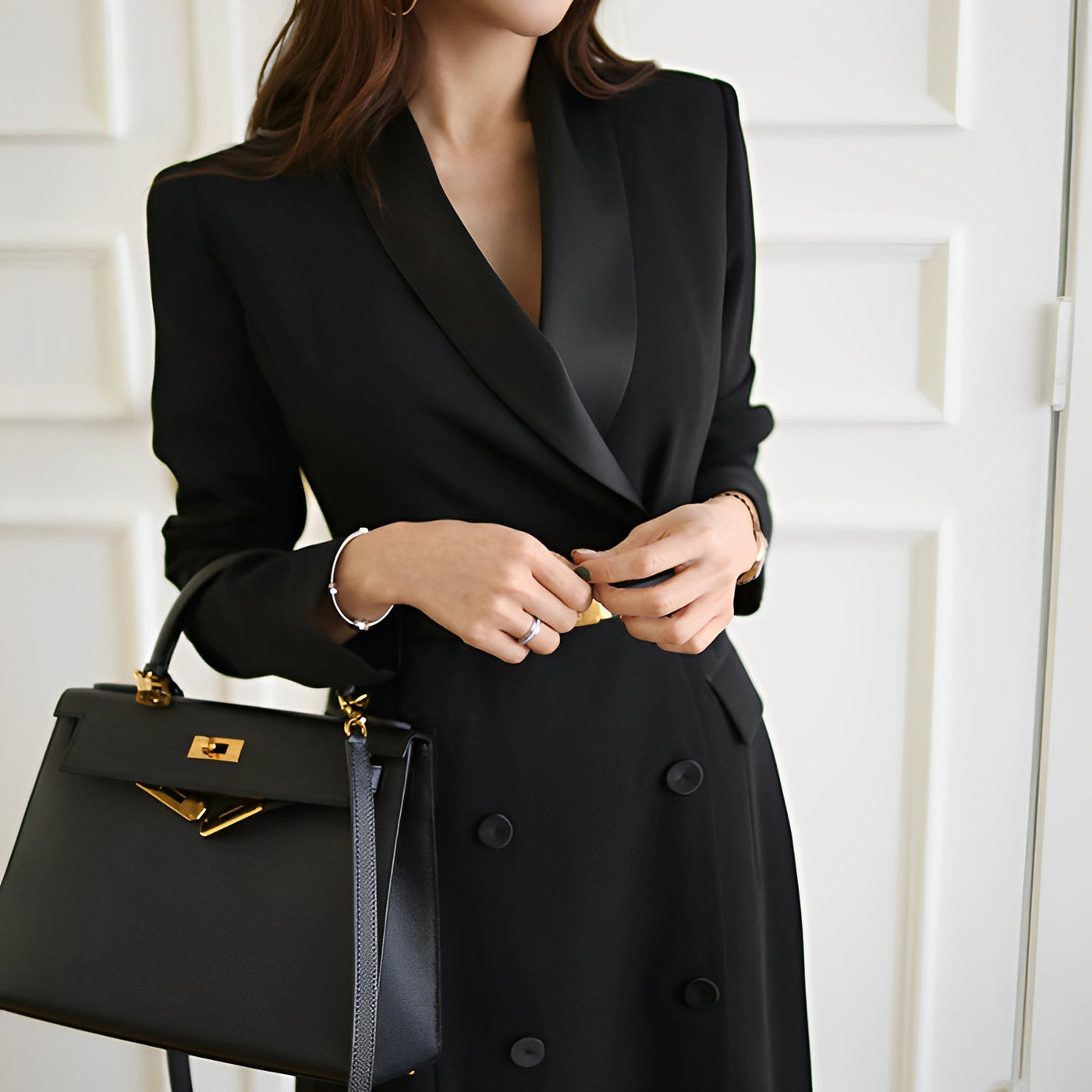 Natille - Langes Blazerkleid für Damen