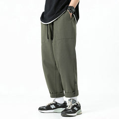 Masaru | Japanische Buqeume Hose in Armeegrün