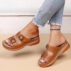 Anthea - Orthopädische Sandalen in Braun