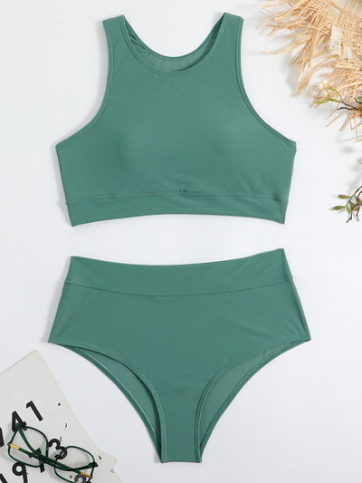 Zweiteiliges Sport-Badeanzug-Set für Damen