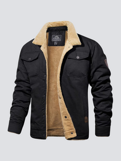 Trevin | Stilvolle Warme Jacke in Schwarz