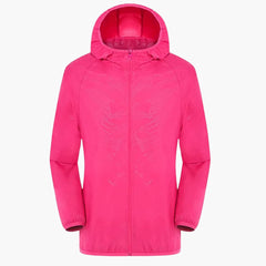 Trenchcoat mit Kapuze für Unisex in Rosa