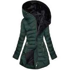Jasmine - Modische Damen-Kapuzenjacke in Grün
