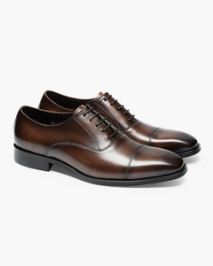 Business-Schuhe aus Leder in Braun