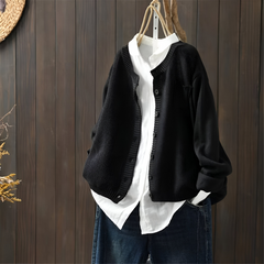 MILA | MODERNER STRICK-STYLE in Schwarz