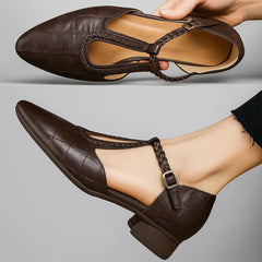 Katharina™ | Elegante Lederschuhe in Braun