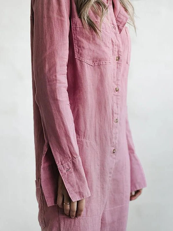 Nariko | Langärmeliger Jumpsuit