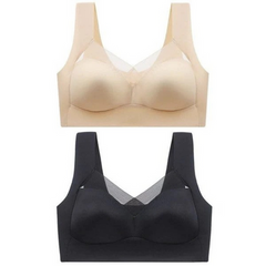 1+2 Gratis | SeidenZauber™ Glatt Gemütlich Grundnahrungsmittel in 1x Beige + 2x Schwarz