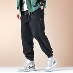 Max | Oslo Cordhose Sweatpants für Freizeitmode in Schwarz