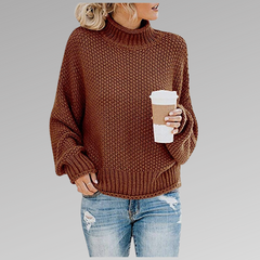 HELENA | ELEGANTER STRICKSTIL in Braun