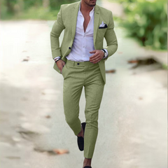 Reinhold™ - Elegante Herrenanzug (Jacke + Hose) in Grün