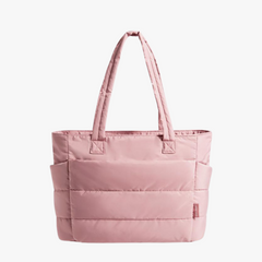 Shelly | Stilvoller Puff-Rucksack in Dunkelrosa