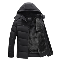 Fleece-Parka - LOTHAR in Schwarz