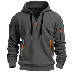 Nils | Stylischer Hoodie in Dunkelgrau