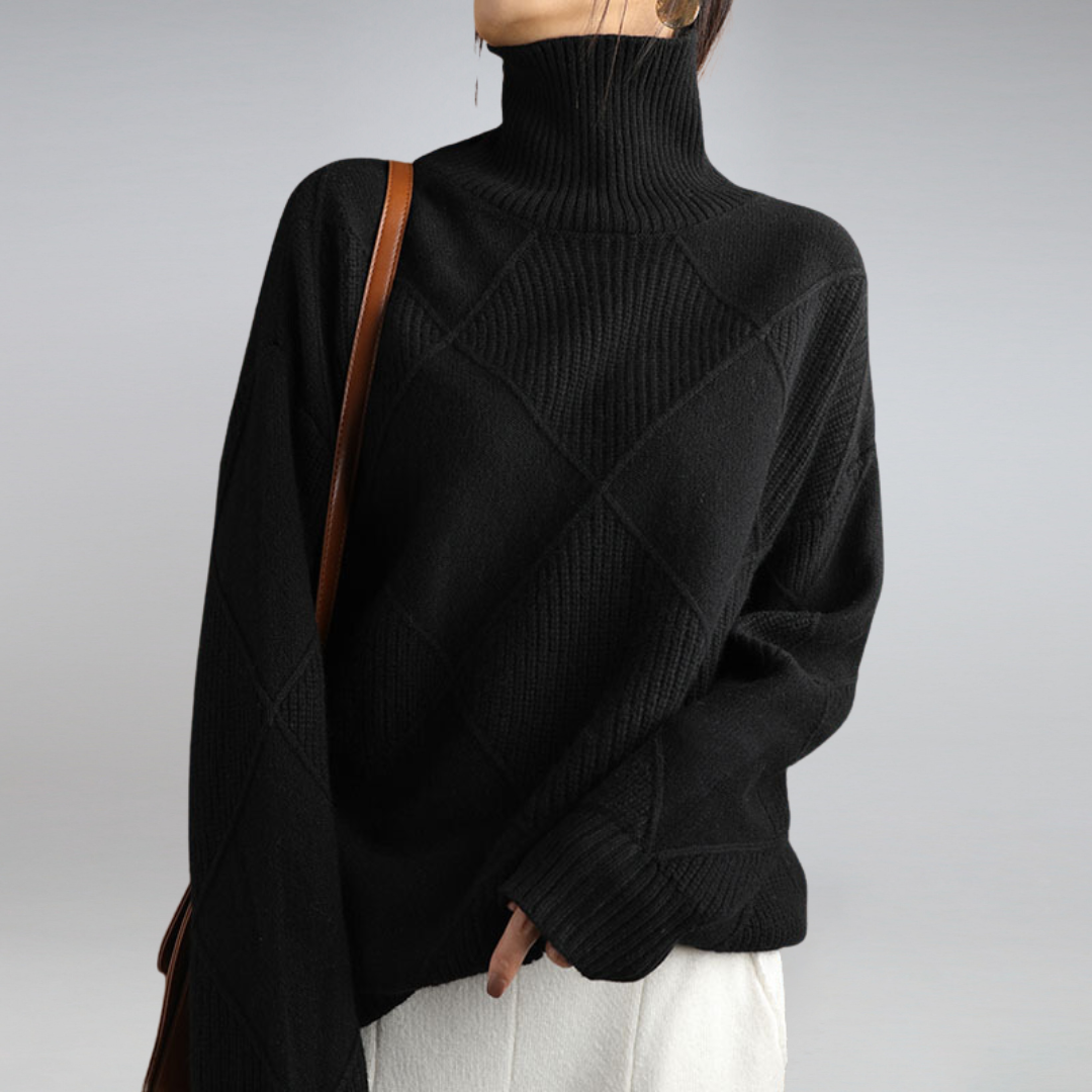Everly - Strick-Rollkragenpullover