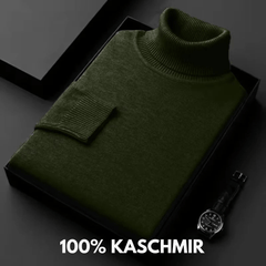 ZINDEL - KASCHMIR PULLOVER in Grün